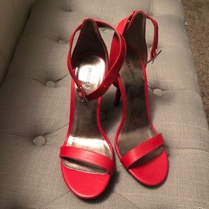 Red Steve Madden heels
